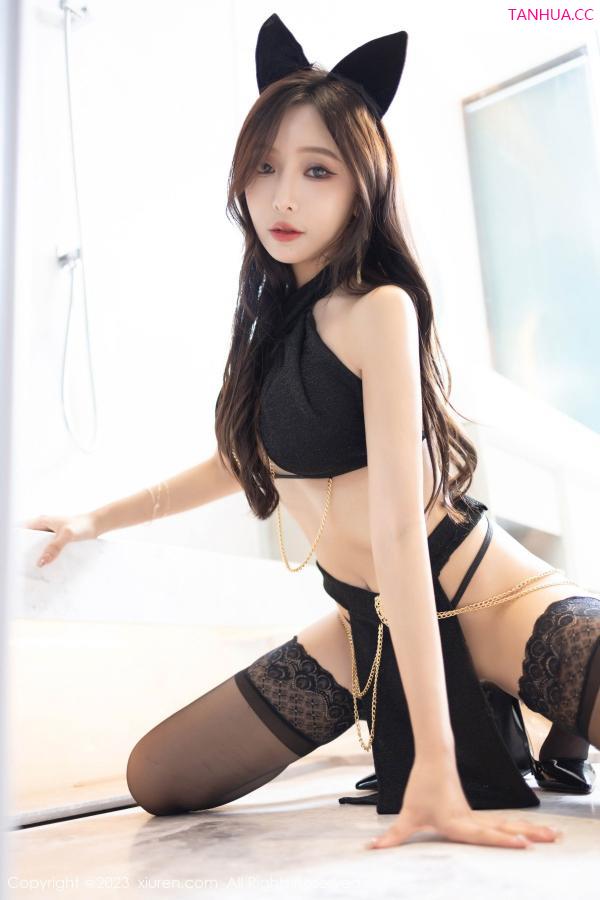 王馨瑶  [XiuRen]高清写真图 2023.09.15 No.7400 王馨瑶yanni 黑丝美腿第65张图片